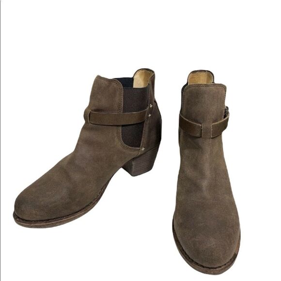 Rag & Bone | Durham Chelsea Boot Brown Buckle Ankle Boots Booties | 5 - Picture 6 of 9